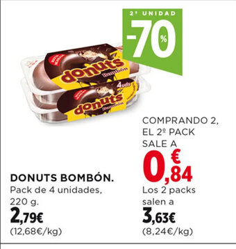 Hipercor DONUTS BOMBÓN. oferta