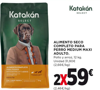 Hipercor ALIMENTO SECO COMPLETO PARA PERRO MEDIUM MAXI oferta