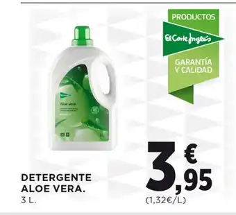 Hipercor DETERGENTE ALOE VERA. oferta