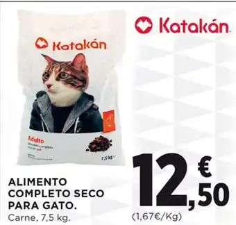 Hipercor ALIMENTO COMPLETO SECO PARA GATO. oferta