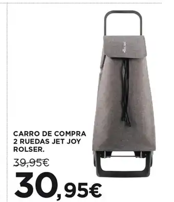 Hipercor CARRO DE COMPRA 2 RUEDAS JET JOY ROLSER. oferta