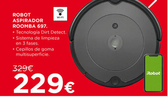 Hipercor ROBOT ASPIRADOR ROOMBA 697. oferta