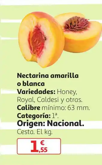 Alcampo Nectarina Amarilla O Blanca oferta