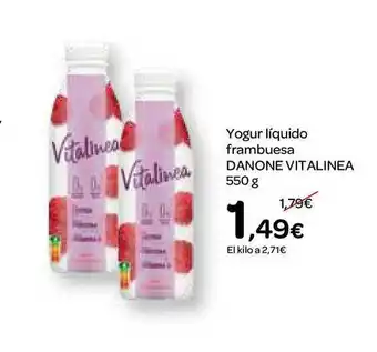 Dialprix Yogur Liquido Frambuesa Danone Vitalinea oferta