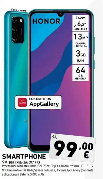 Tiendas Electrón Honor Smartphone 9A oferta