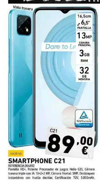 Tiendas Electrón Realme Smartphone C21 oferta