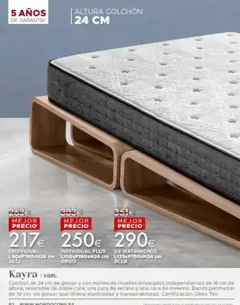 Mondo Convenienza Colchones plus oferta