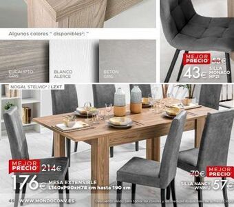 Mondo Convenienza Algunos colores disponibles: eucalipto gris blanco alerce nogal stelvioi lzxt mejor precio 214€ 176et beton gris 4 oferta
