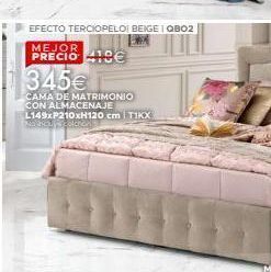 Mondo Convenienza Cama de matrimonio tatay oferta