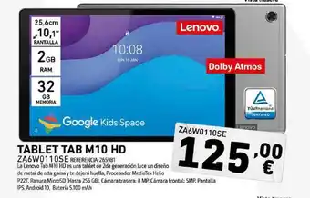 Tiendas Electrón Lenovo Tablet Tab M10 HD ZA6W0110SE oferta