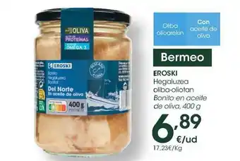 Eroski Eroski Hegaluzea Oliba-Oliotan Bonito En Aceite De Oliva oferta