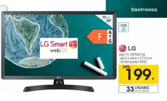 Eroski Lg Led Tv 28tn510s oferta