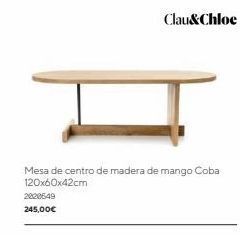 Mesa de centro mango
