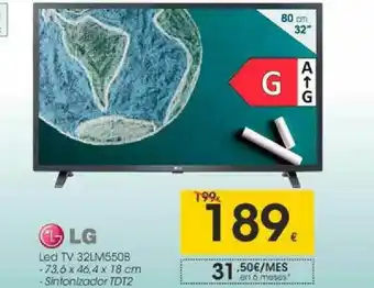 Eroski Lg Led Tv 32lm550b oferta