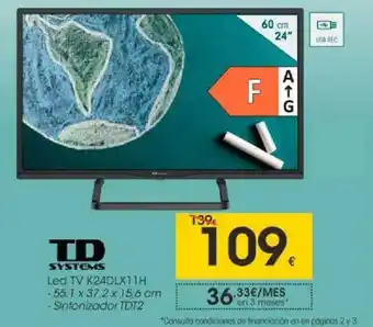 Eroski Td Systems Led Tv K42dlx11h oferta