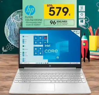 Eroski Hp Portátil 15s-fq1093ns oferta