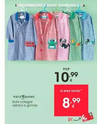 Eroski Visto Bueno Bata Colegial Velcros O Gomas oferta