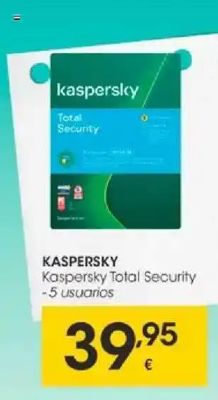 Eroski Kaspersky Total Security oferta
