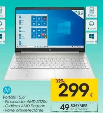 Eroski Hp Portátil 15.6 oferta