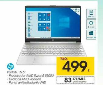 Eroski Hp Portátil 15.6 oferta