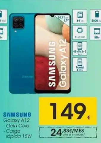 Eroski Samsung Galaxy A12 oferta