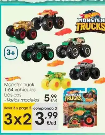 Eroski Monster Truck 1 64 Vehículos Básicos oferta