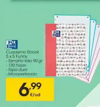 Eroski Cuaderno Ebook 5 X 5 Funny Oxford oferta