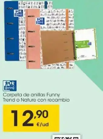 Eroski Carpeta De Anillas Funny Trend O Nature Con Recambio Oxford oferta