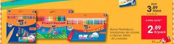 Eroski Barras Plastidecor Rotuladores De Colores O Lápices Zebra oferta