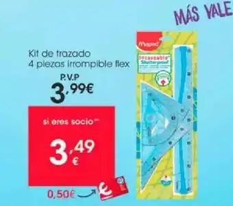 Eroski Kit De Trazado 4 Piezas Irrompible Flex oferta
