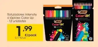 Eroski Rotuladores Intensity O Lápices Color Up oferta