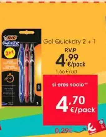 Eroski Gel Quickdry oferta