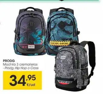 Eroski Prodg Mochila 3 Cremalleras oferta