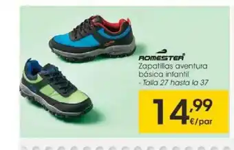 Eroski Romester Zapatillas Aventura Básica Infantil oferta