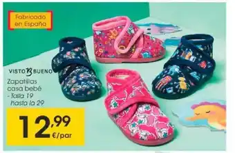 Eroski Visto Bueno Zapatillas Casa Bebé oferta