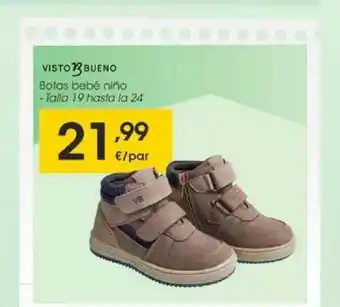 Eroski Visto Bueno Botas Bebé Niño oferta