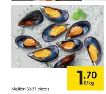 Eroski Mejillón 33-37 Piezas oferta