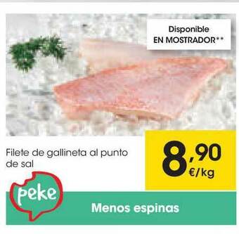 Eroski Filete De Gallineta Al Punto De Sal oferta
