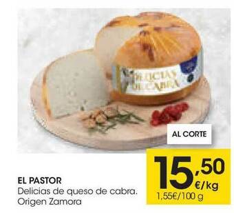 Eroski El Pastor Delicias De Queso De Cabra Origen Zamora oferta