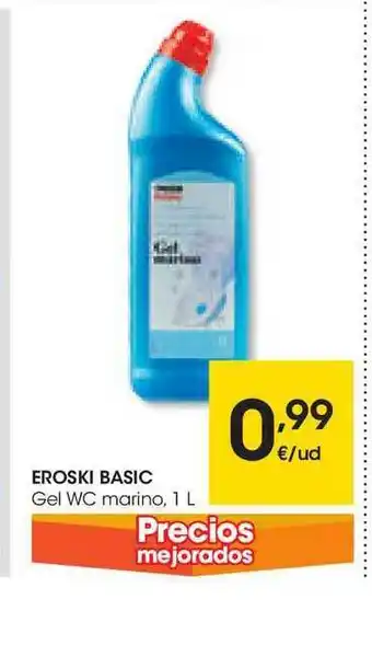 Eroski Eroski Basic Gel Wc Marino 1l oferta