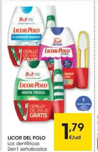 Eroski Licor Del Polo Los Dentífricos 2en1 Señalizados oferta