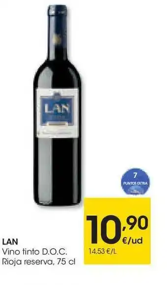 Eroski Lan Vino Tinto D.o.c. Rioja Reserva 75cl oferta