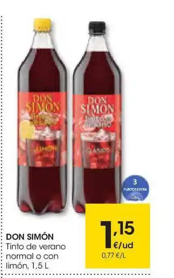 Eroski Don Simón Tinto De Verano Normal O Con Limón 1,5L oferta