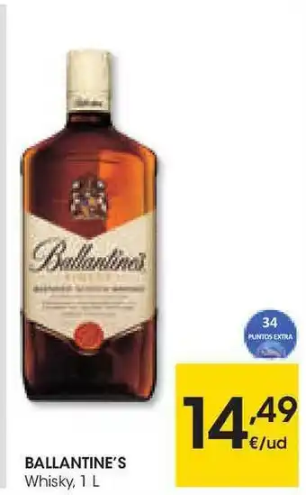 Eroski Ballantine's Whisky 1L oferta