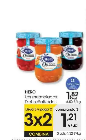 Eroski Hero Las Mermeladas Diet Señalizadas oferta