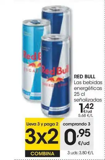 Eroski Red Bull Las Bebidas Energéticas 25cl oferta