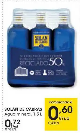 Solán De Cabras Agua Mineral 1,5L