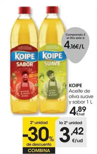 Eroski Koipe Aceite De Oliva Suave Y Sabor 1L oferta