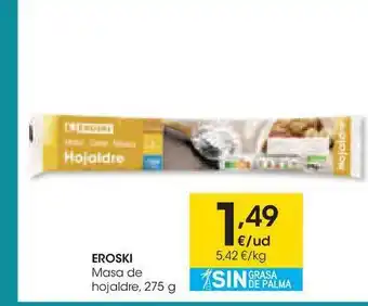 Eroski Eroski Masa De Hojaldre 275g oferta