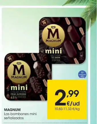 Eroski Magnum Los Bombones Mini Señalizados oferta